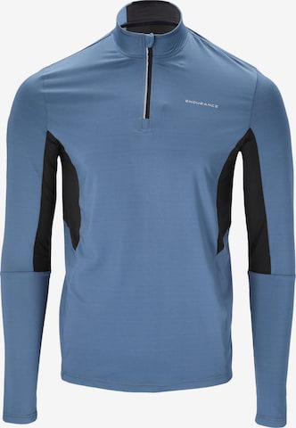 ENDURANCE Functioneel shirt 'Lanbark' in Blauw: voorkant