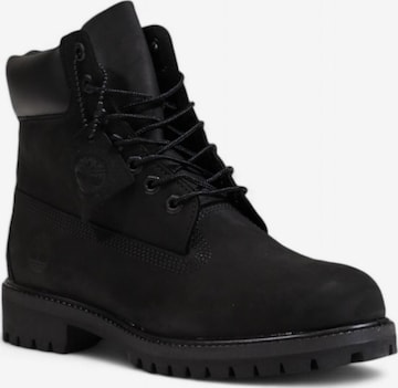 TIMBERLAND Snørestøvler '6 IN LACE WATERPROOF BOOT TB110073001' i sort: forside