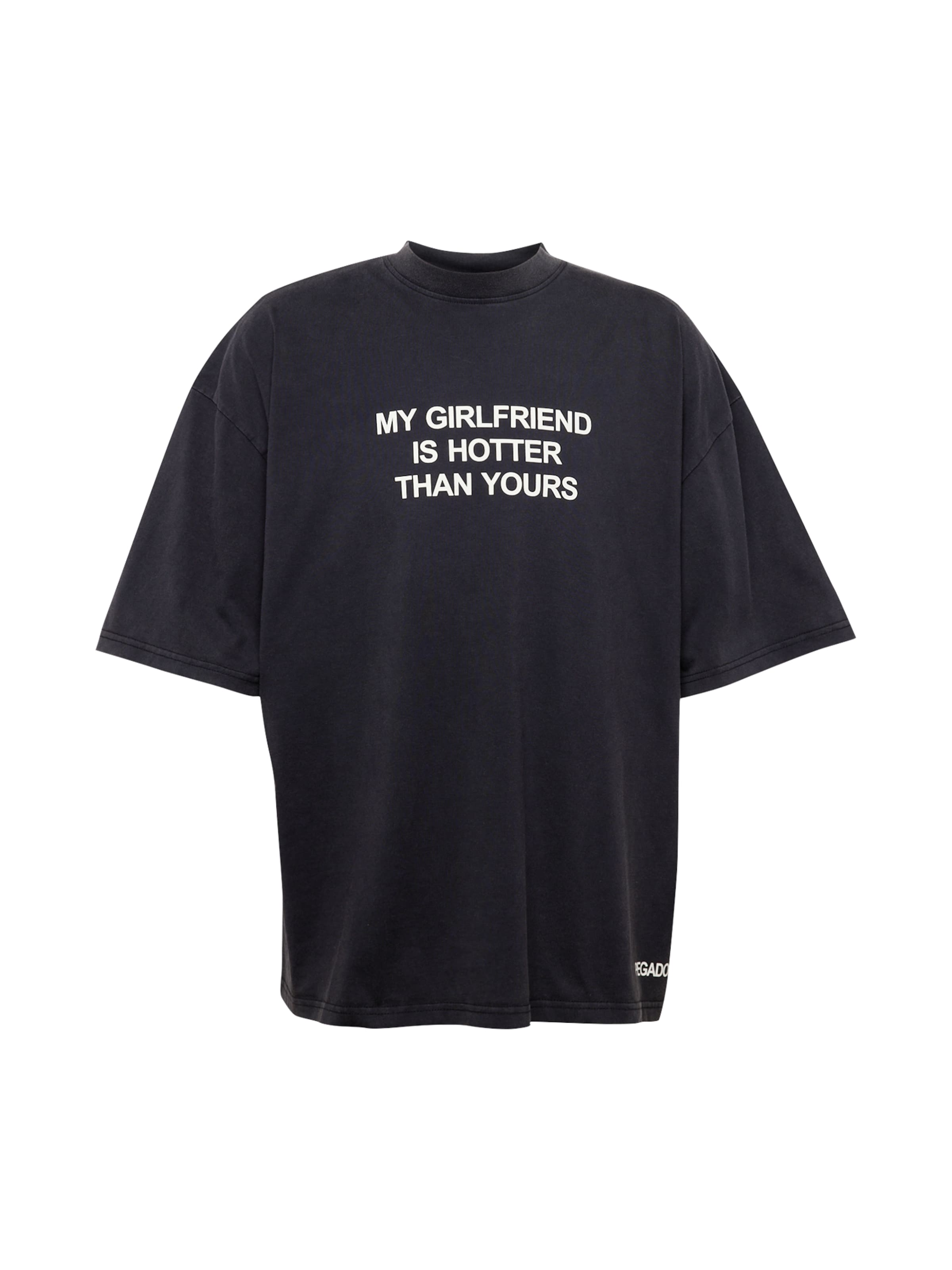 Pegador T-shirt 'LOBOS' i svart: framsida