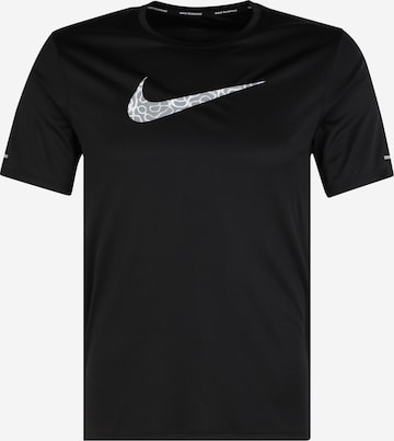 NIKE Performance Shirt 'MILER' in Black: front