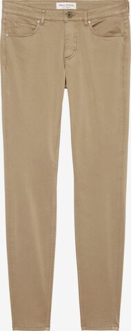 Marc O'Polo - Skinny Pantalón en marrón: frente