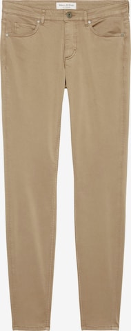 Marc O'Polo Kitsas Püksid, värv pruun: eest vaates