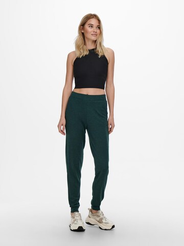 ONLY PLAY Tapered Sports trousers 'Siggi' in Green