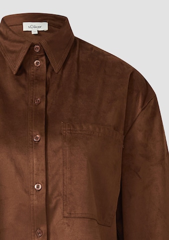 s.Oliver Bluse in Braun