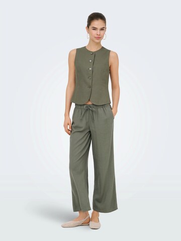 ONLY Zvonové kalhoty Kalhoty 'ONLGOA' – zelená