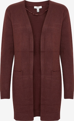 Cardigan 'Nonina' b.young en marron : devant