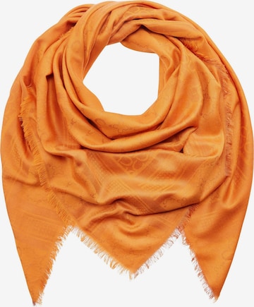 Foulard 'HAPPY FOLK' CODELLO en orange : devant