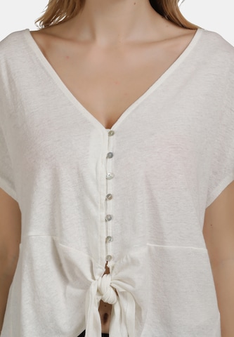 DreiMaster Vintage - Blusa en blanco