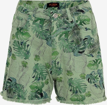 By Diess Collection Slimfit Housut värissä vihreä: etupuoli