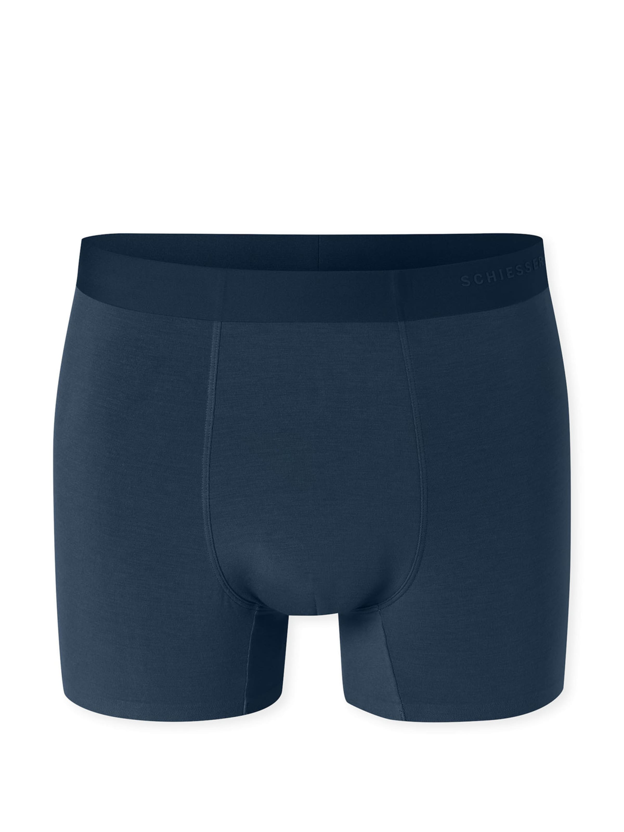 SCHIESSER Boxershorts ' Modern Bonded ' in Blauw: voorkant