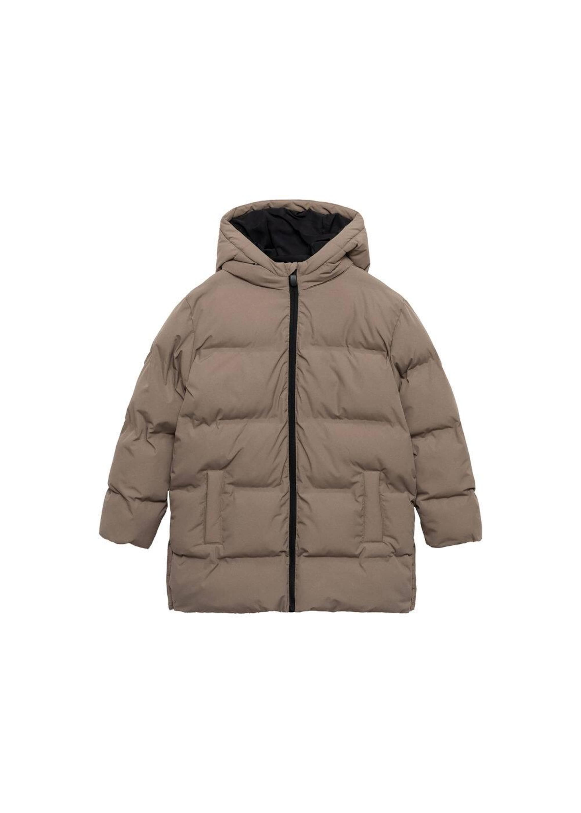 MANGO KIDS Coat 'Afrilong' in Brown: front