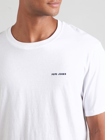 Tricou de la Pepe Jeans pe alb