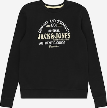Jack & Jones Junior Collegepaita 'Minds' värissä musta: edessä