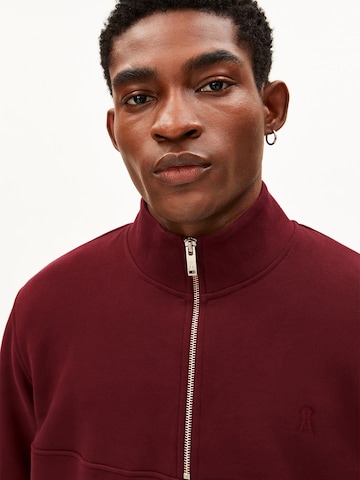 ARMEDANGELS Sweatshirt 'WAARLO' in Red
