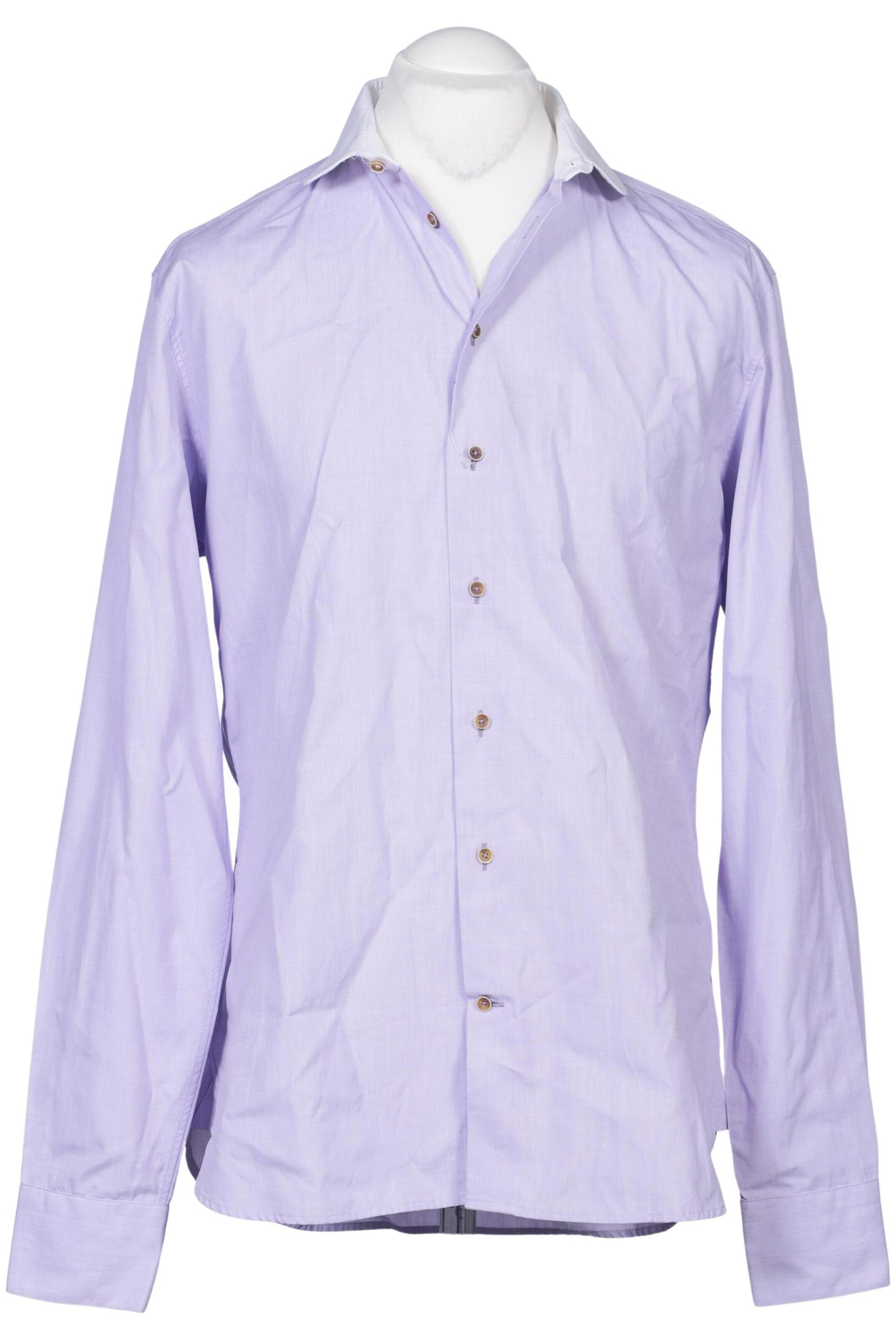 Herr von Eden Button Up Shirt in L in Purple: front