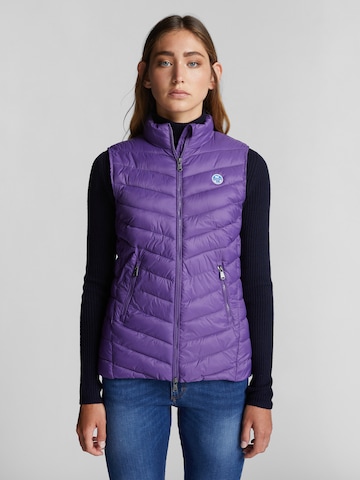 North Sails Bodywarmer 'BAYONNE' in Lila: voorkant