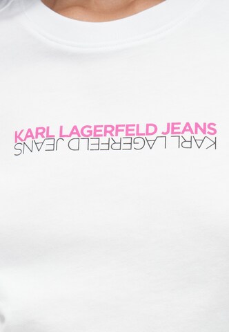 KARL LAGERFELD JEANS Koszulka w kolorze biały