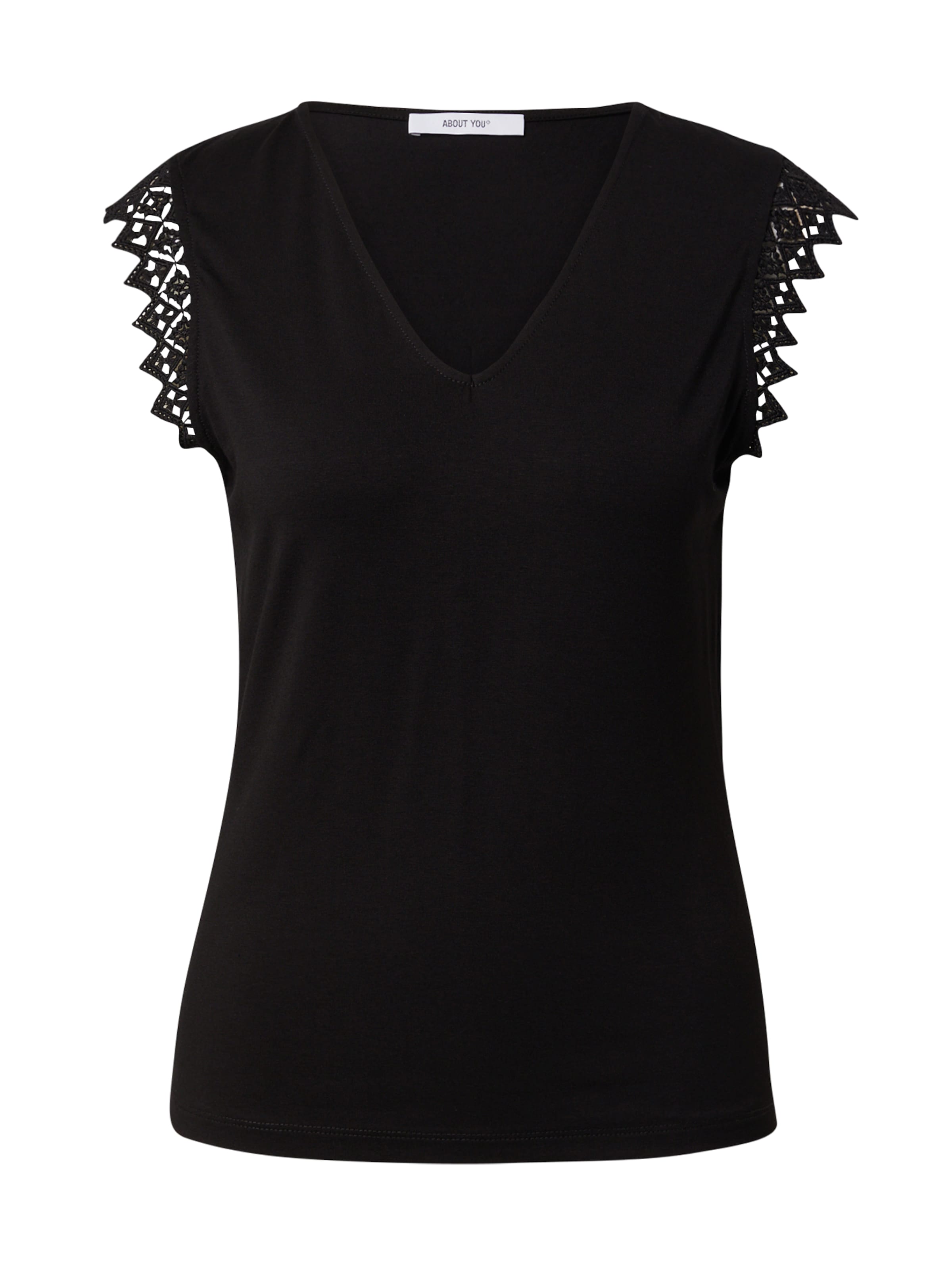 ABOUT YOU Shirt 'Caitlin' in Black: front
