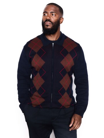 Next Strickjacke 'Argyle' in Blau: Vorderseite