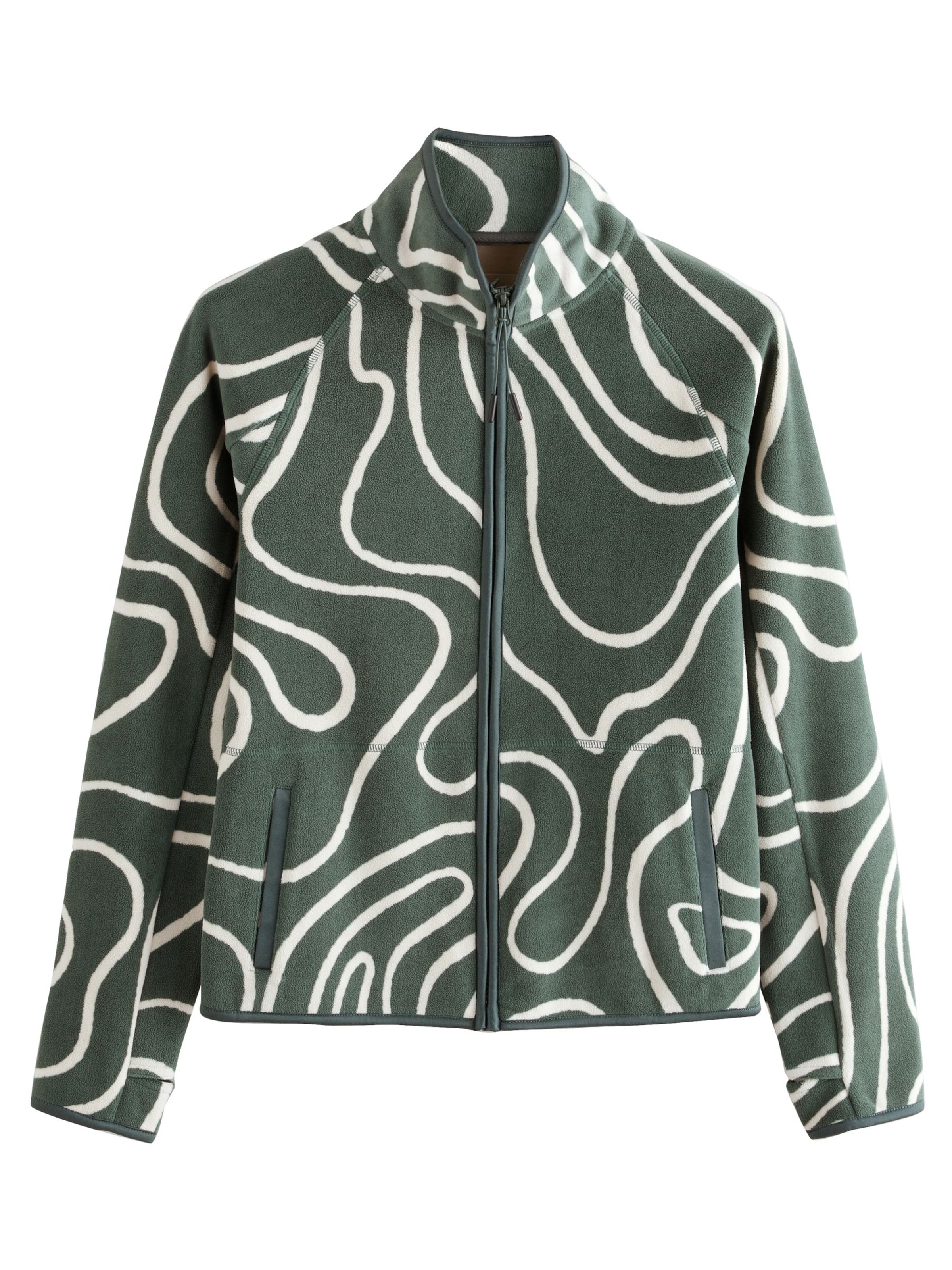 Next Polár dzseki - zöld: elől