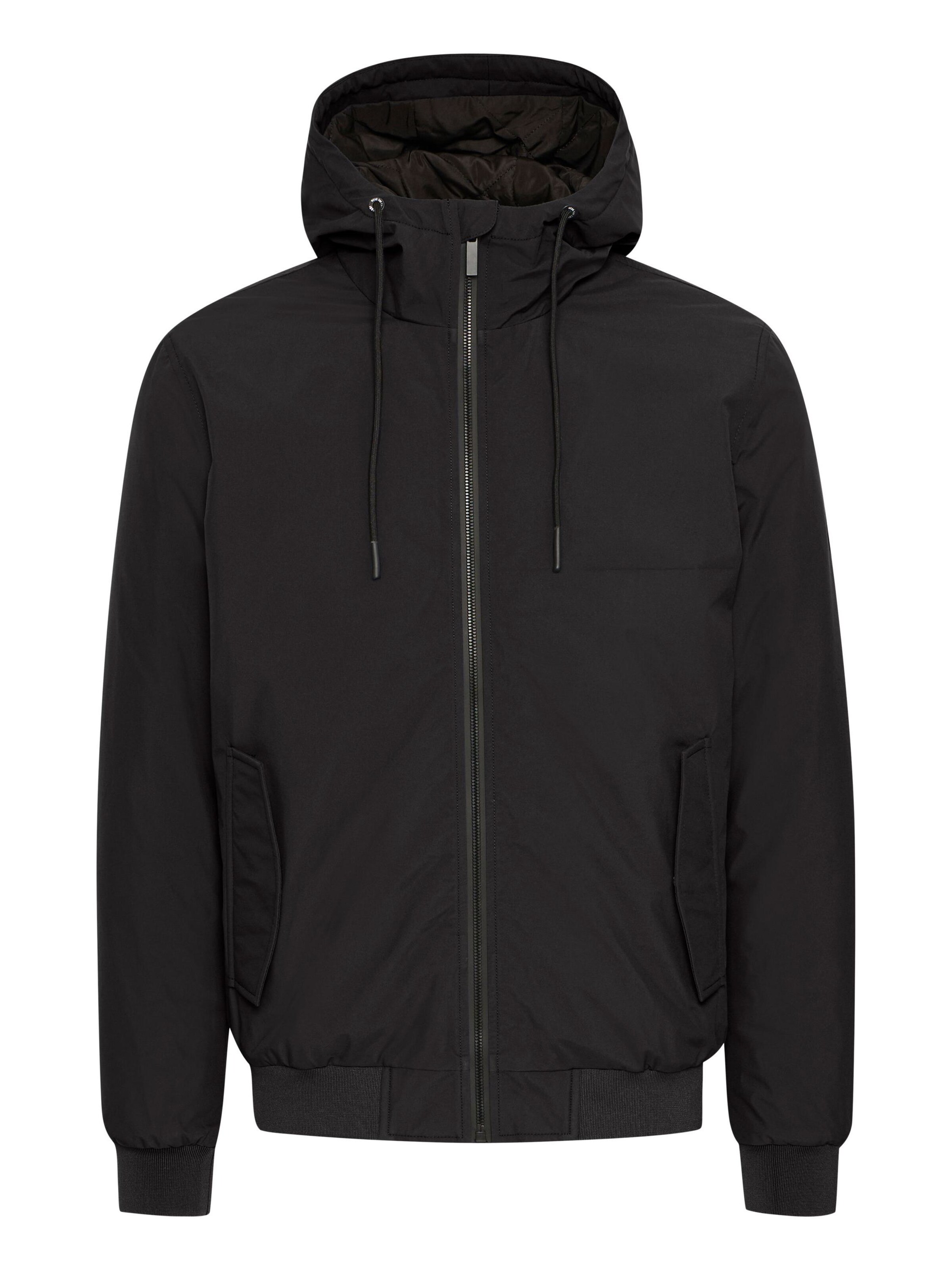 INDICODE JEANS Winter Jacket 'Pablos' in Black: front