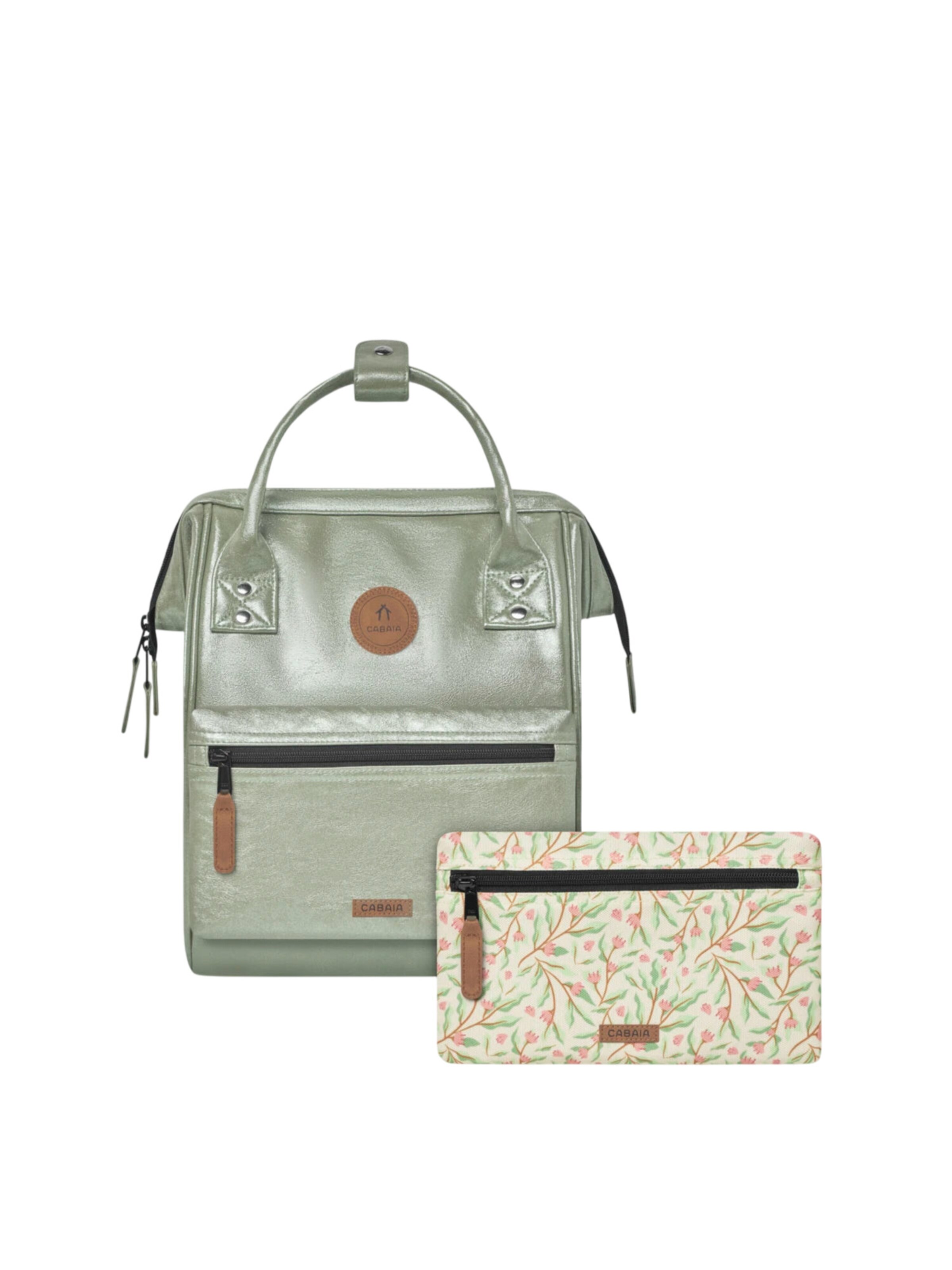 Cabaia Rucksack 'Riverdale S'‌‌‌‌‌‌‌‌ in Grün: Vorderseite