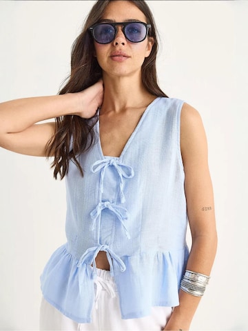 Bianco Lucci Blouse in Blue