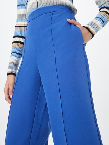 PIECES Wide leg Trousers 'PCBOZZY' in Blue