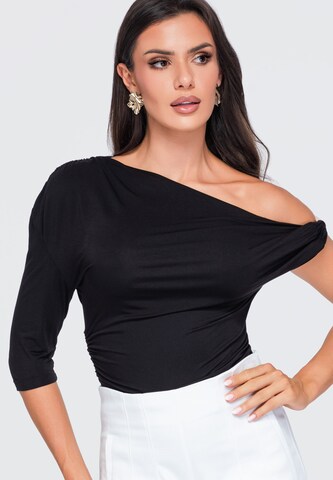 Ombre Shirt in Zwart