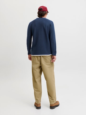 JACK & JONES Пуловер 'JORFREDERIKSBERG' в синьо
