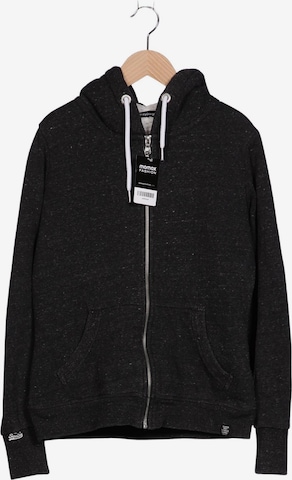 Superdry Kapuzenpullover M in Grau: Vorderseite