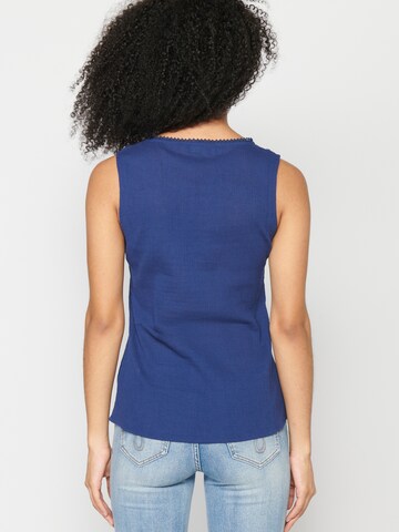 Camicia da donna di KOROSHI in blu