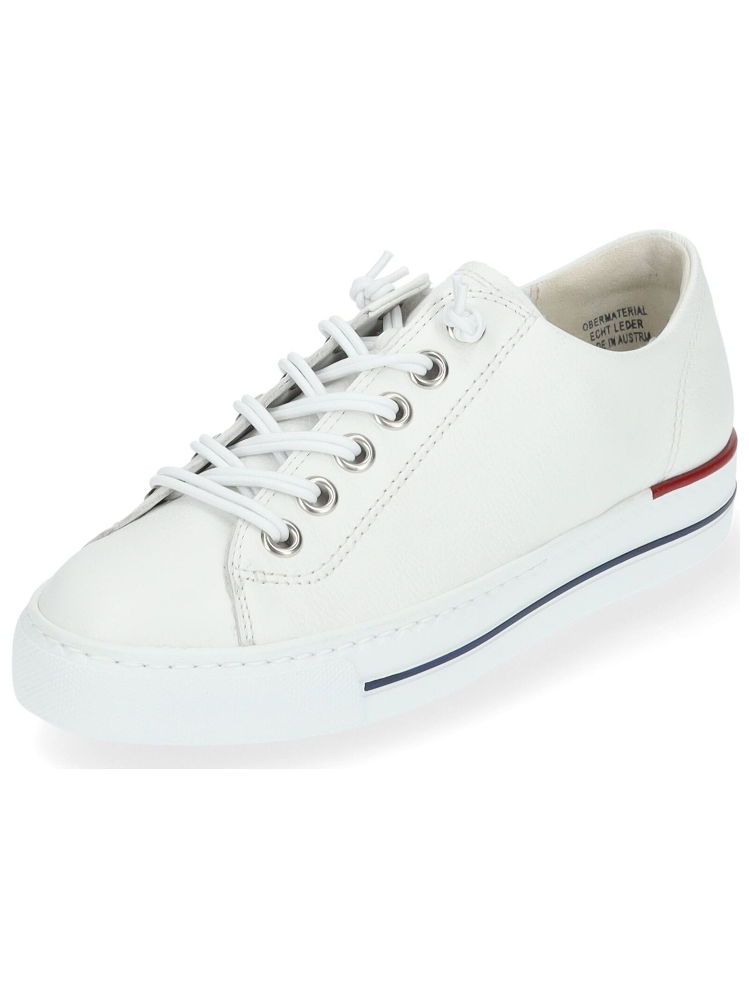 Baskets basses Paul Green en blanc : devant