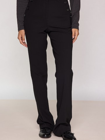 Maison 123 Regular Hose 'Ninon' in Schwarz: Vorderseite