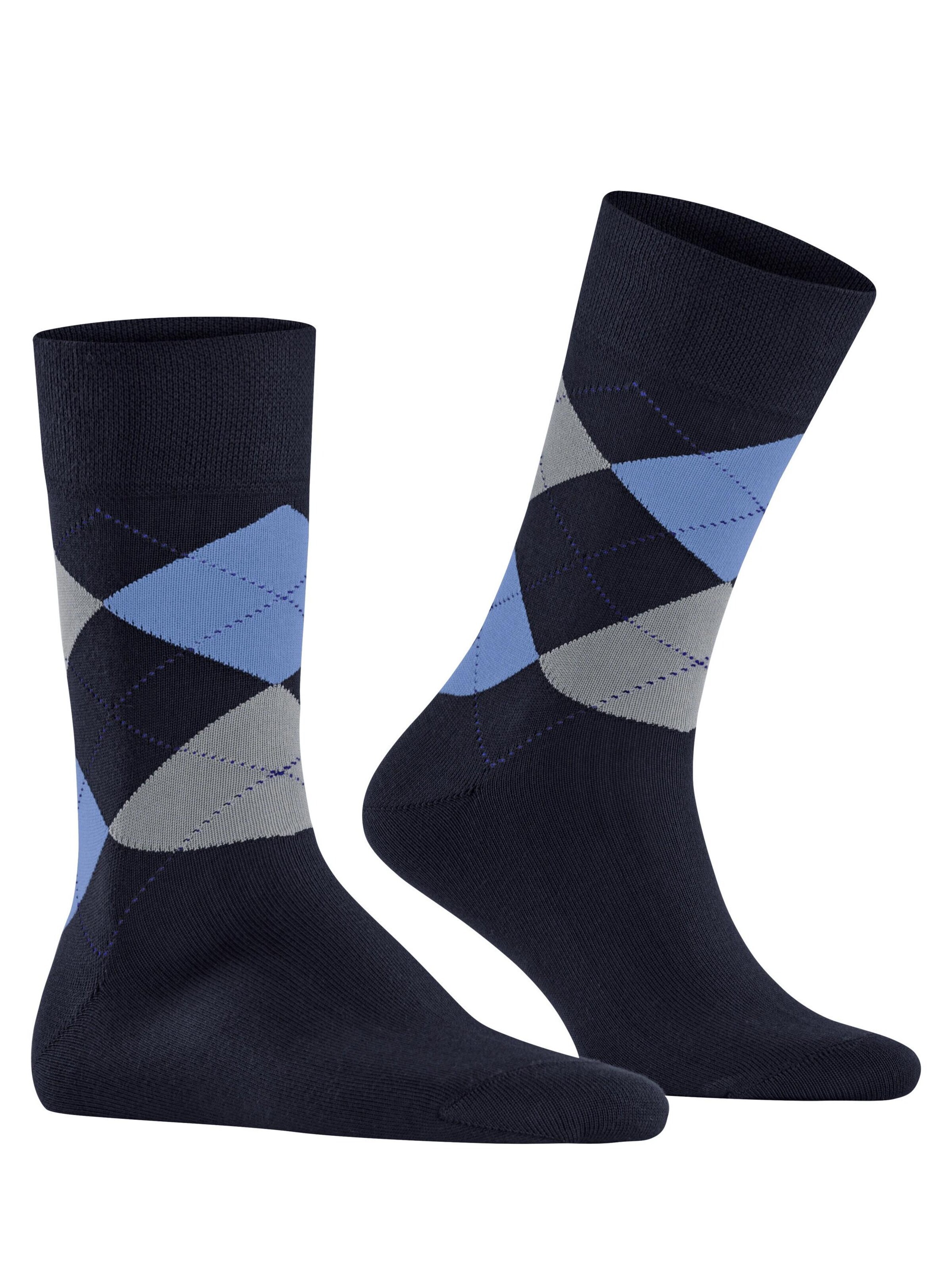 FALKE Socken 'Sensitive Argyle'‌ in Blau