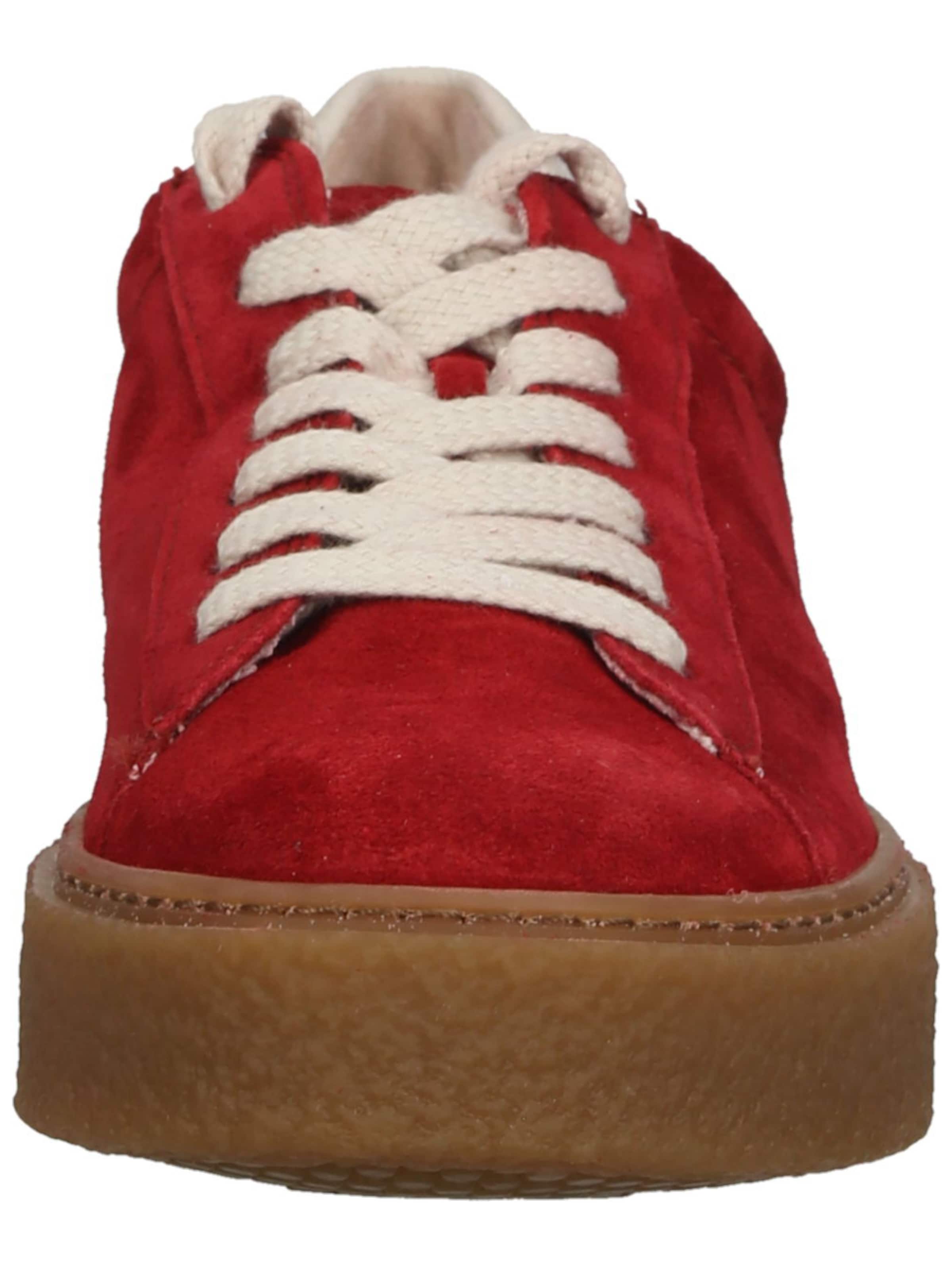 Baskets basses Paul Green en rouge