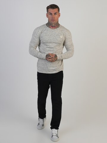 Maglietta 'Marl' di SikSilk in grigio