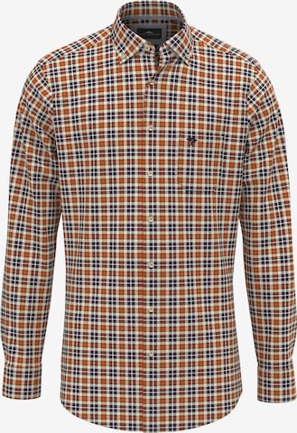 FYNCH-HATTON Button Up Shirt in Blue: front