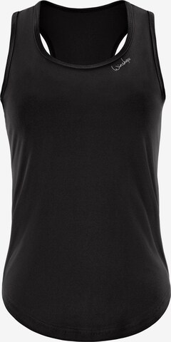 Winshape Sports top 'AET128LS' in Black: front