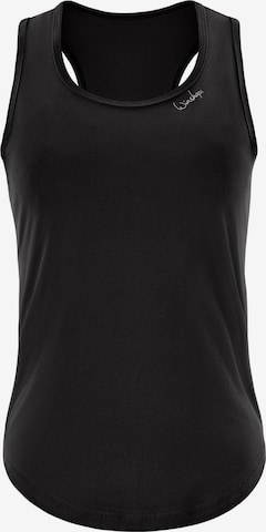 Sport top 'AET128LS' de la Winshape pe negru: față