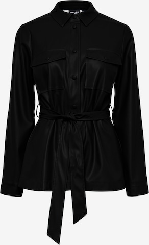 PIECES - Blusa 'ANETTE' en negro: frente