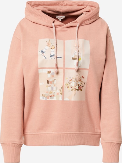 s.Oliver Sweatshirt in mischfarben / rosa, Produktansicht