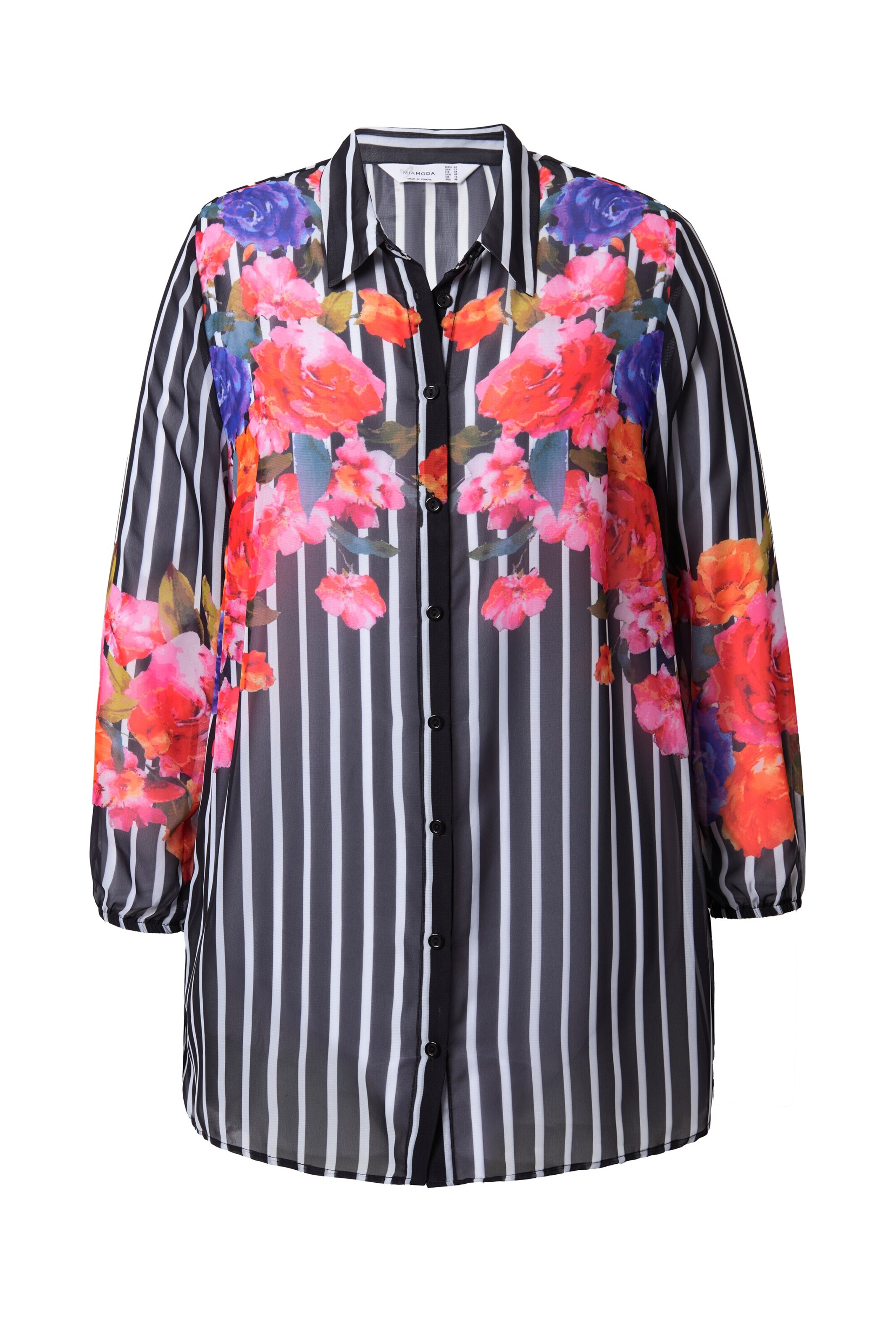 MIAMODA Bluse in Schwarz: Vorderseite