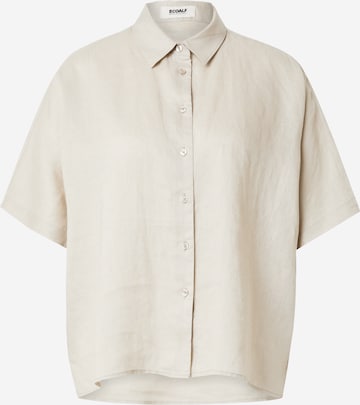 Camicia da donna 'MELANIA' di ECOALF in beige: frontale