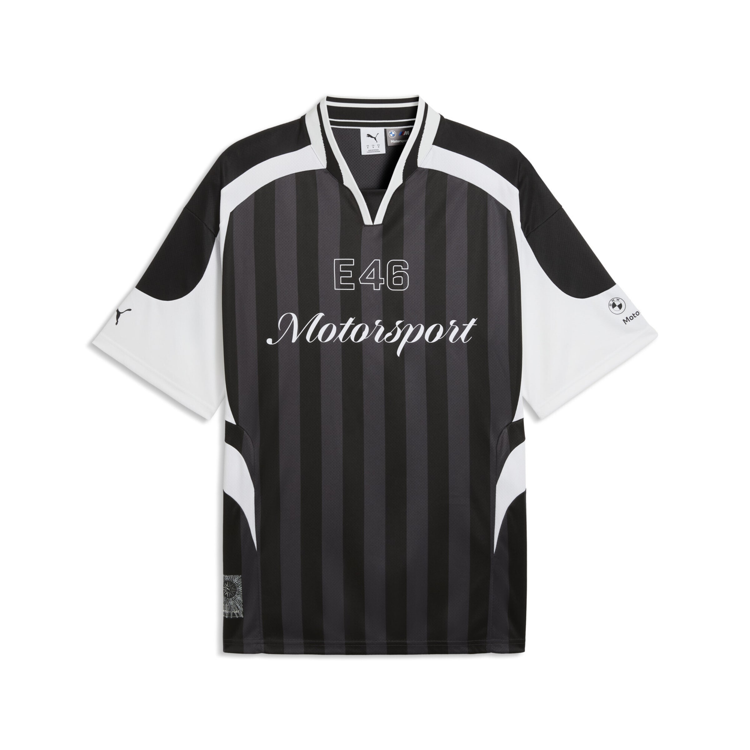 PUMA Tricot 'Puma x BMW M Motorsport' in Zwart: voorkant