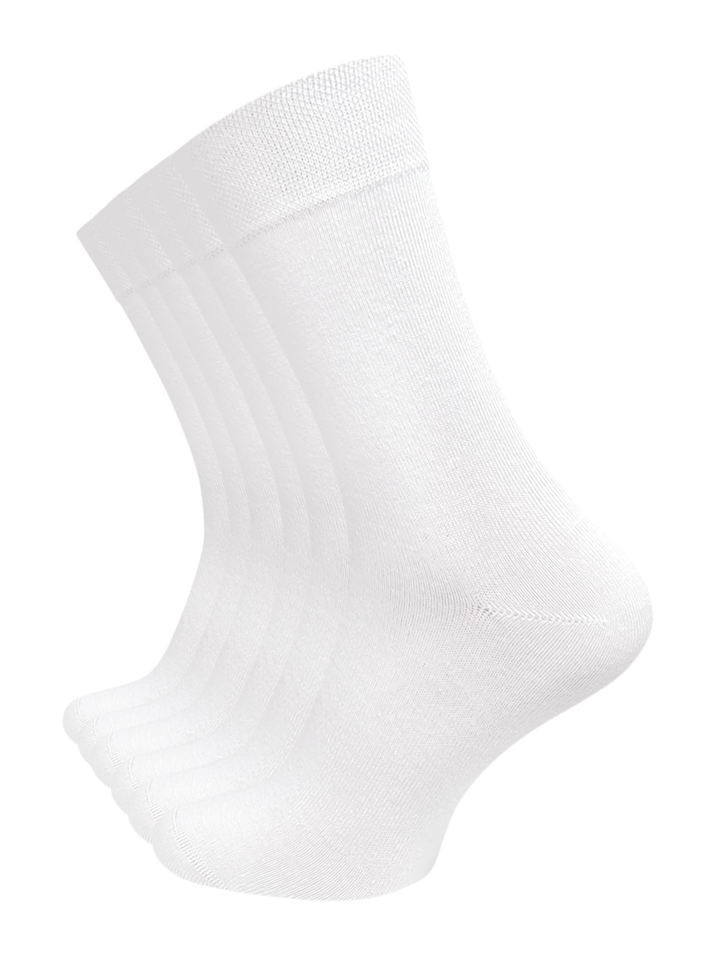 Cotton Prime Socken in Weiß: Vorderseite