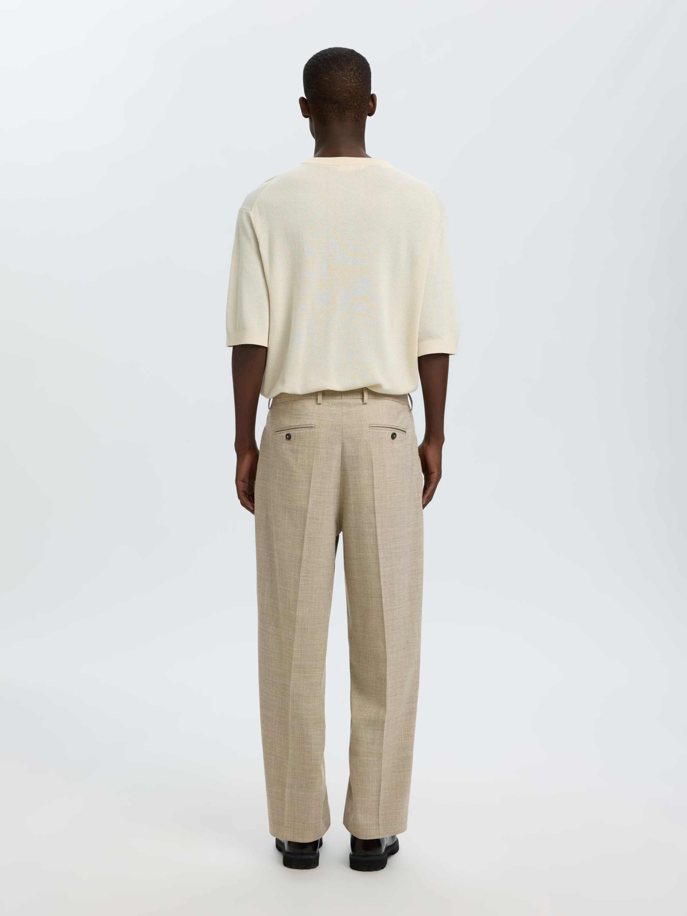 SELECTED Regular Pantalon in Beige