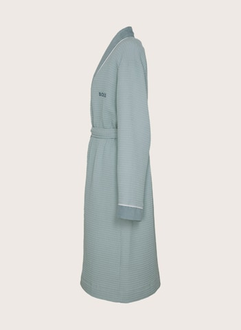BOSS Home Long Bathrobe 'THERMS' in Green: front