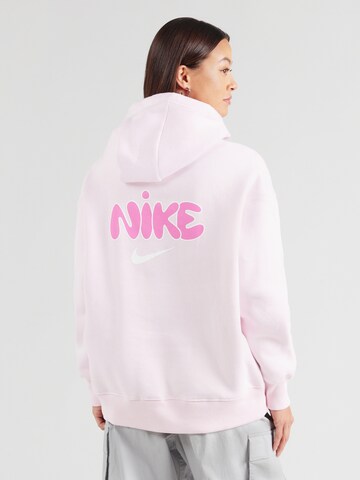 Nike Sportswear Sweatshirt 'PHNX FLC' in Roze: voorkant