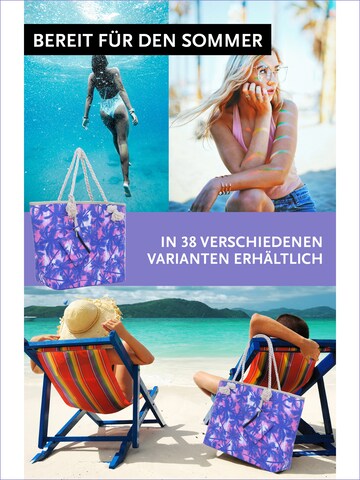 DonDon Beach Bag in Purple
